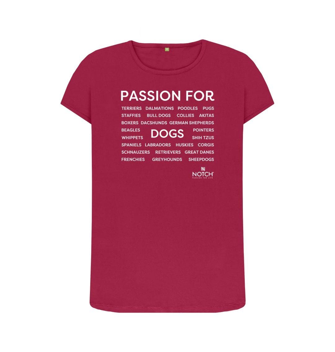 Cherry Women's Passion For Dogs T-Shirt