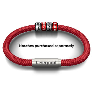 Liverpool NOTCH Bracelet with stainless steel clasp