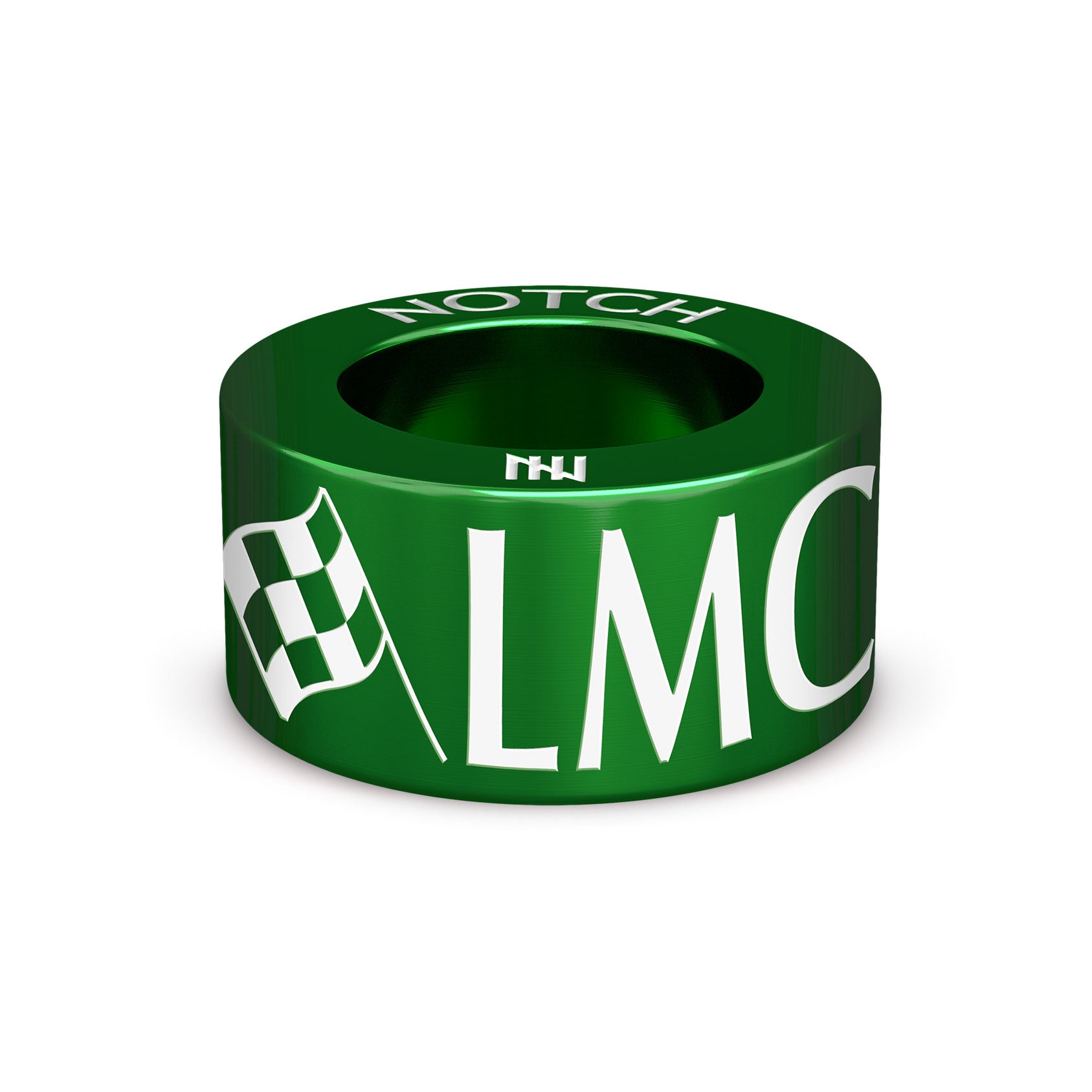 AMOC Race Flag LMC NOTCH Charm (Green)