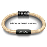 OCEANYARN AMOC NOTCH BRACELET (SAND)