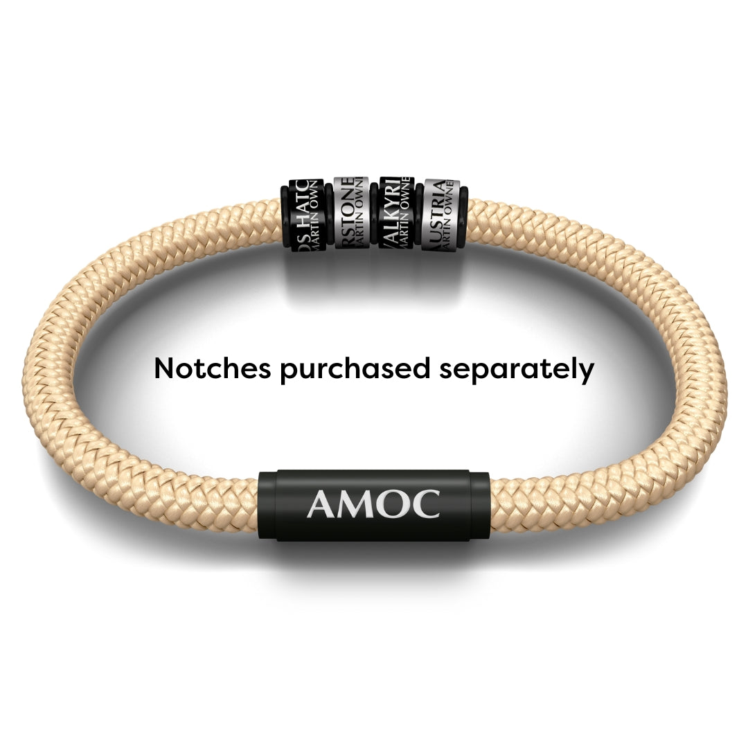 OCEANYARN AMOC NOTCH BRACELET (SAND)