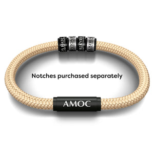 OCEANYARN AMOC NOTCH BRACELET (SAND)