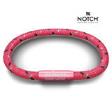 Against Breast Cancer Flamingo Pink cord NOTCH Bracelet