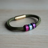 Antique Gold Cord NOTCH Bracelet