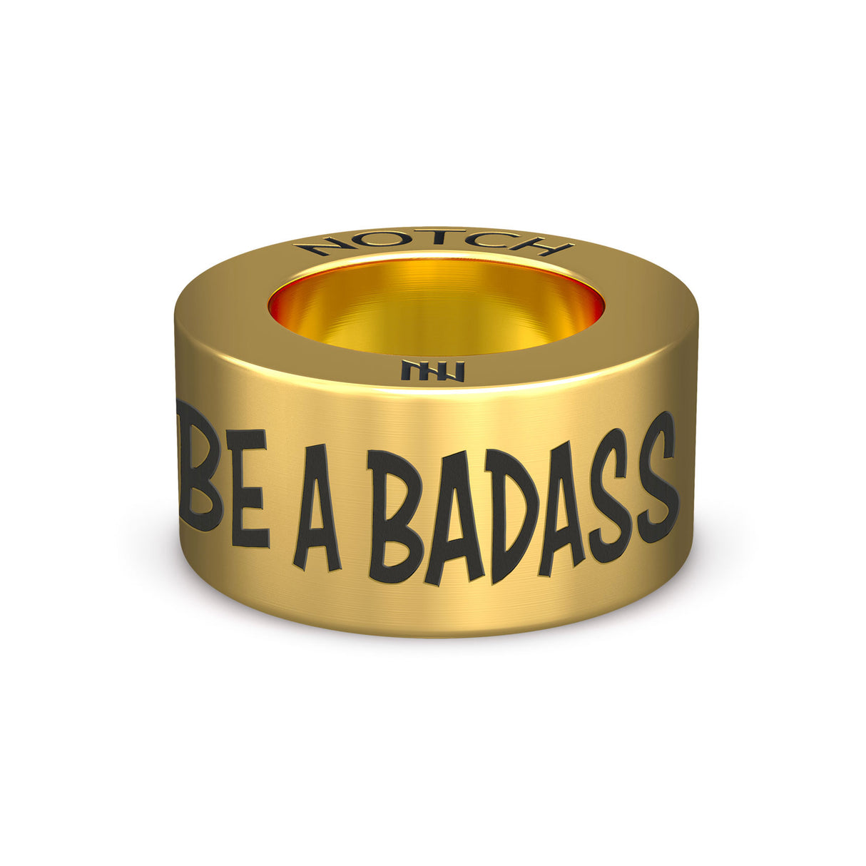 I RUN TO BE A BADASS NOTCH Charm