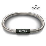 BADASS MOTHER RUNNER NOTCH Bracelet Signature with Black Clasp