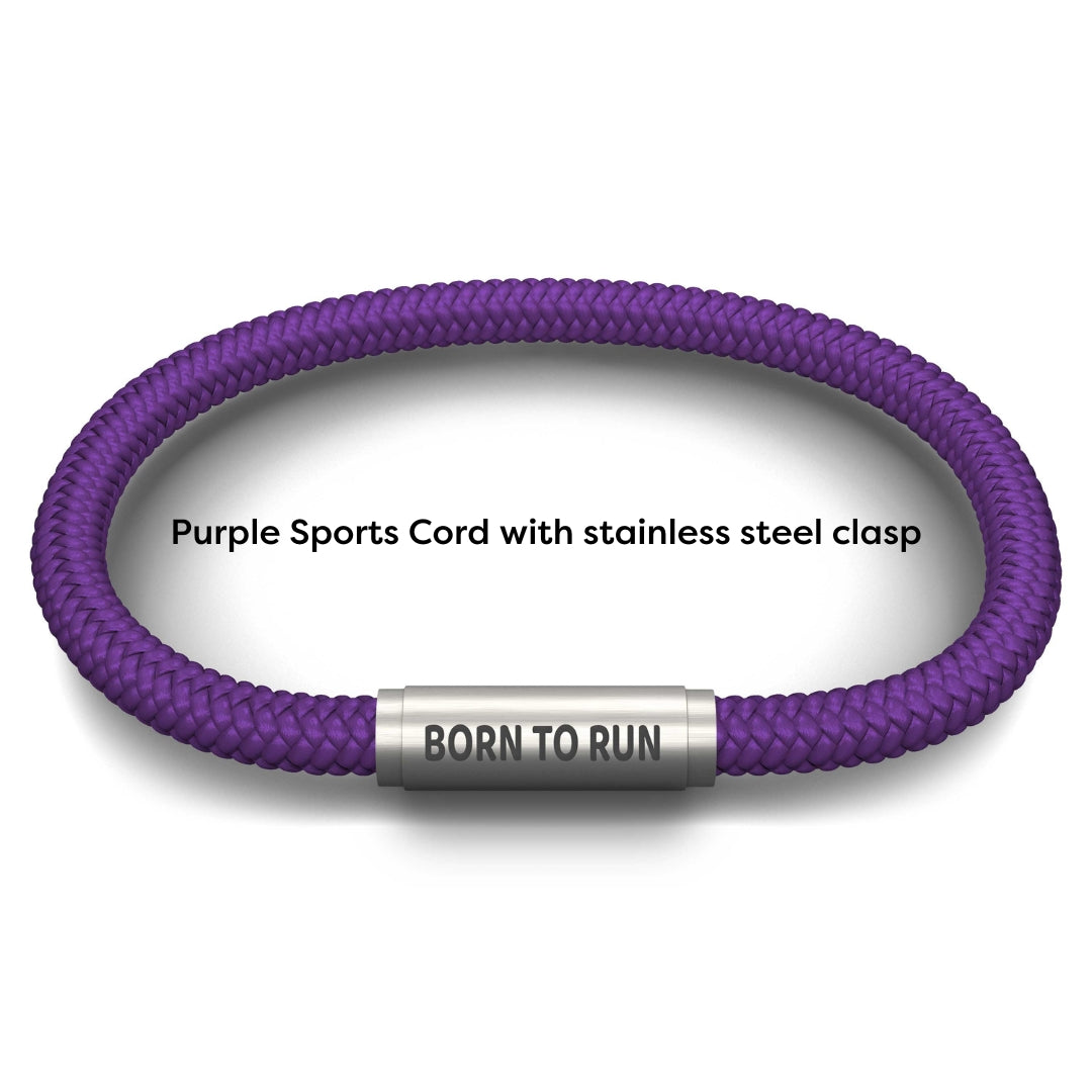 Born To Run Bracelet with Free Marathon Event Notch