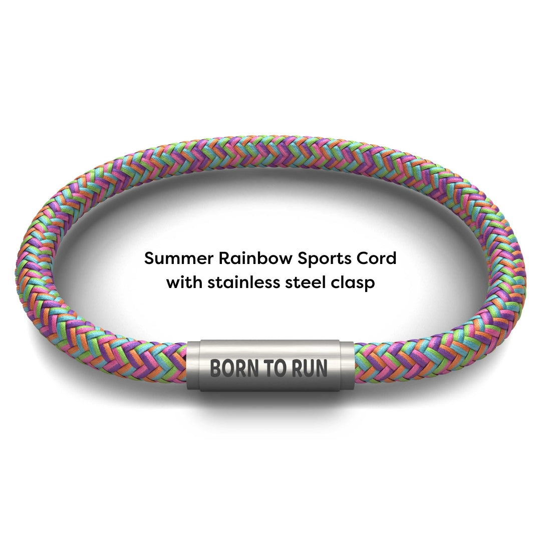 Born To Run Bracelet with Free Marathon Event Notch