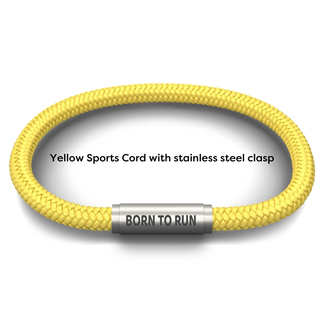 Born To Run Bracelet with Free Marathon Event Notch