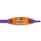 Believe, Achieve NOTCH Lace Tag