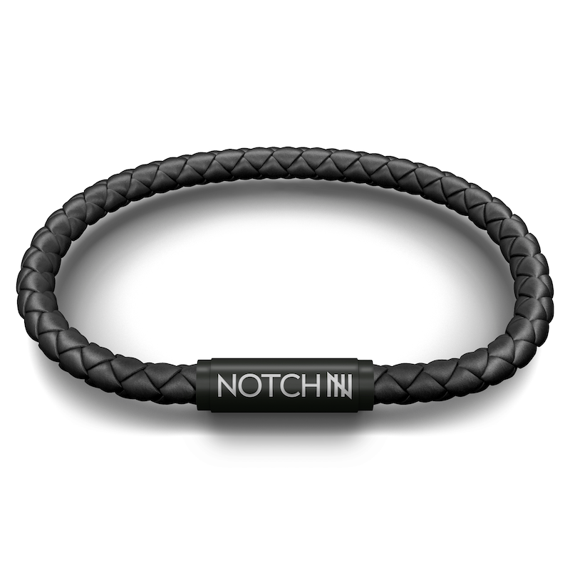 Special Edition Premium Black Leather NOTCH Bracelet