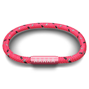 Breast Cancer Awareness Limited Edition Pink Cord NOTCH Bracelet