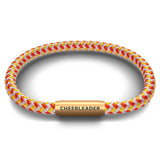 CHEERLEADER NOTCH Bracelet (Peach Melba with Brass Clasp)