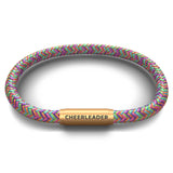 CHEERLEADER NOTCH Bracelet (Summer Rainbow with Brass Clasp)