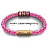 CHEERLEADER NOTCH Bracelet (Candy Floss with Brass Clasp)