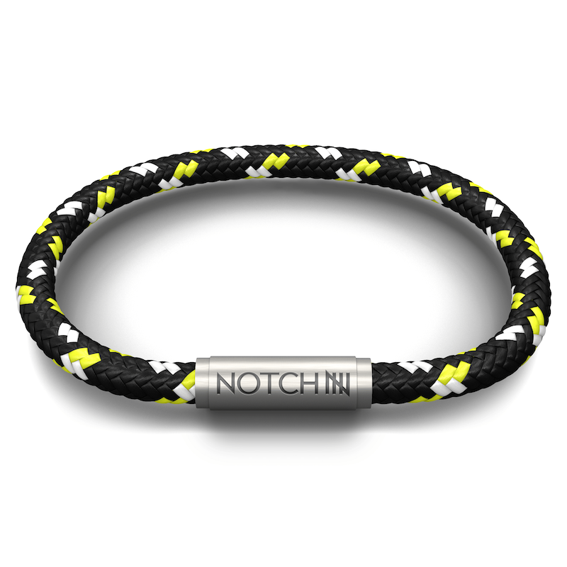 Carbon Black Cord NOTCH Bracelet