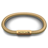 Champagne Cord NOTCH Bracelet