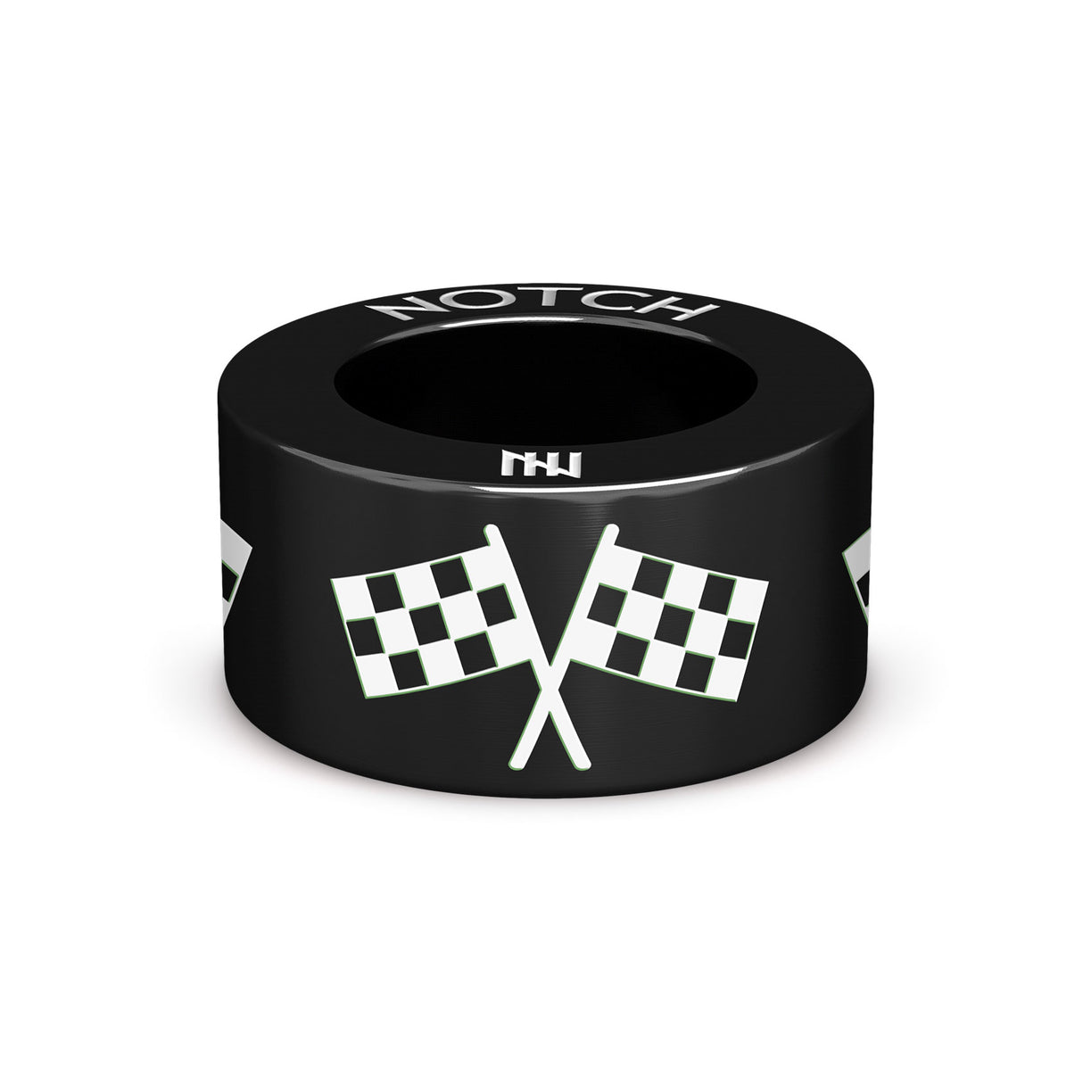 Chequered Flag Notch (Black)