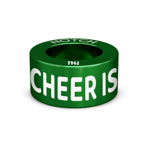 CHEER IS LIFE NOTCH Charm