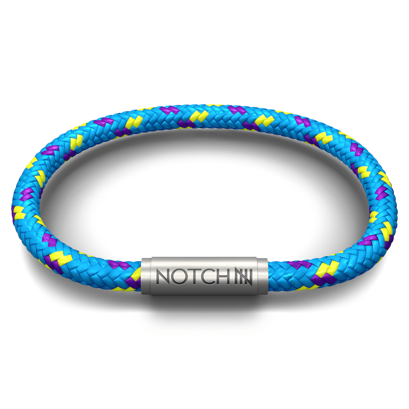 Cool Blue Cord NOTCH Bracelet