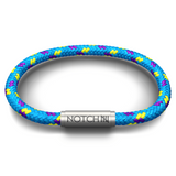 Cool Blue Cord NOTCH Bracelet