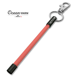 Sustainable OceanYarn NOTCH Tale - Coral with black aluminium ends