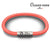 This Woman Runs OceanYarn NOTCH Bracelet - Coral Crush with Stainless Steel Clasp