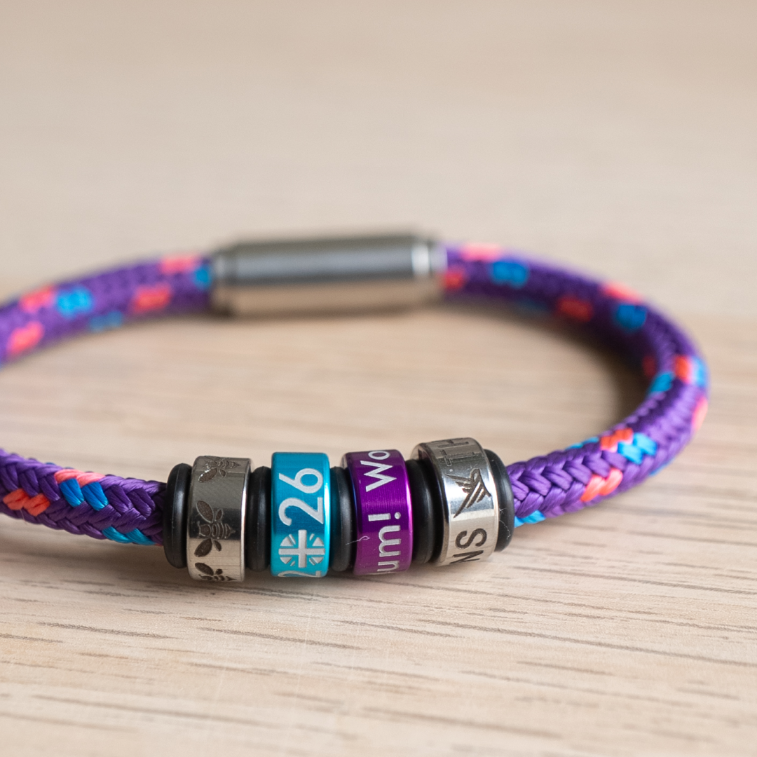 Popping Purple Cord NOTCH Bracelet