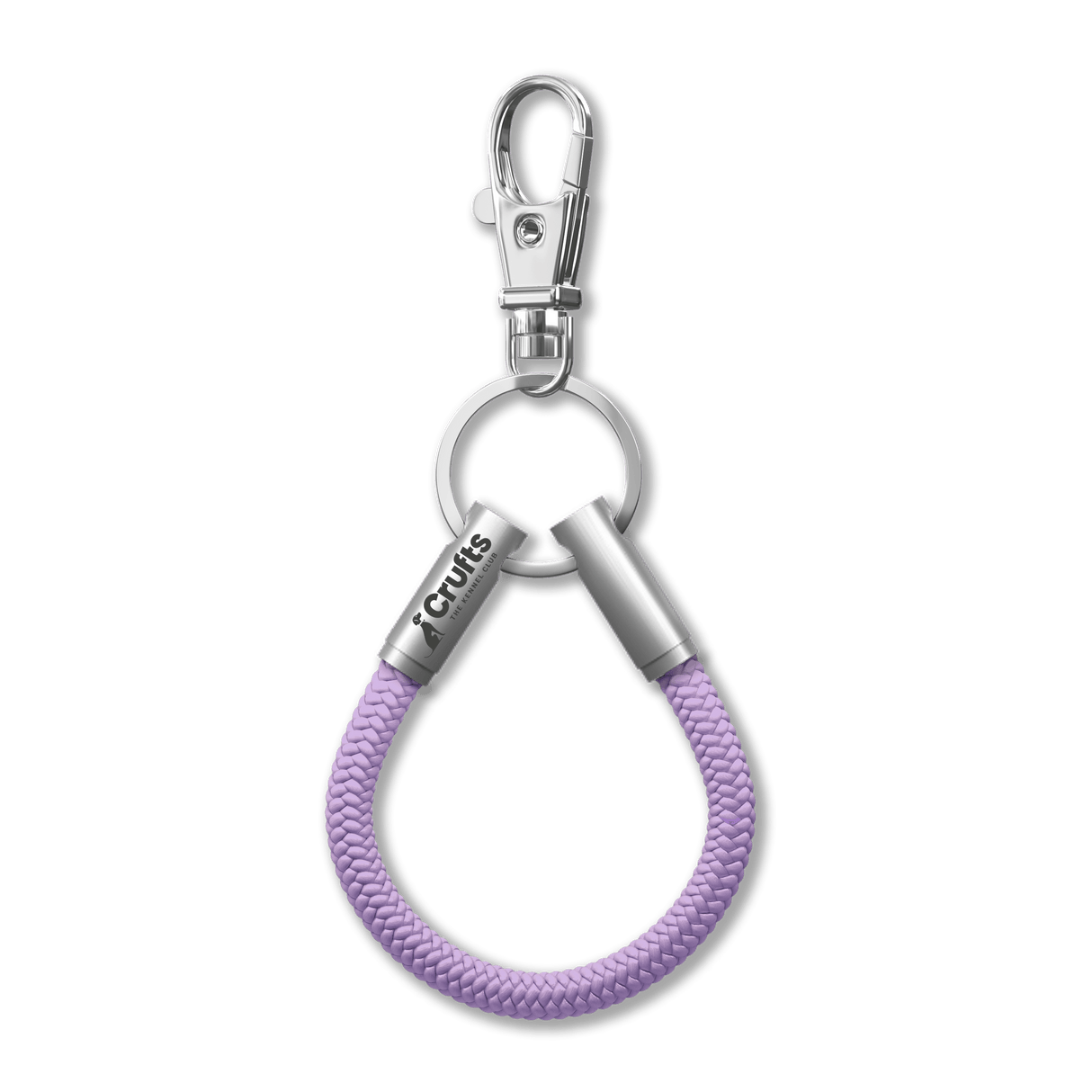 Official Crufts Lilac Cord NOTCH Loop with stainless steel ends