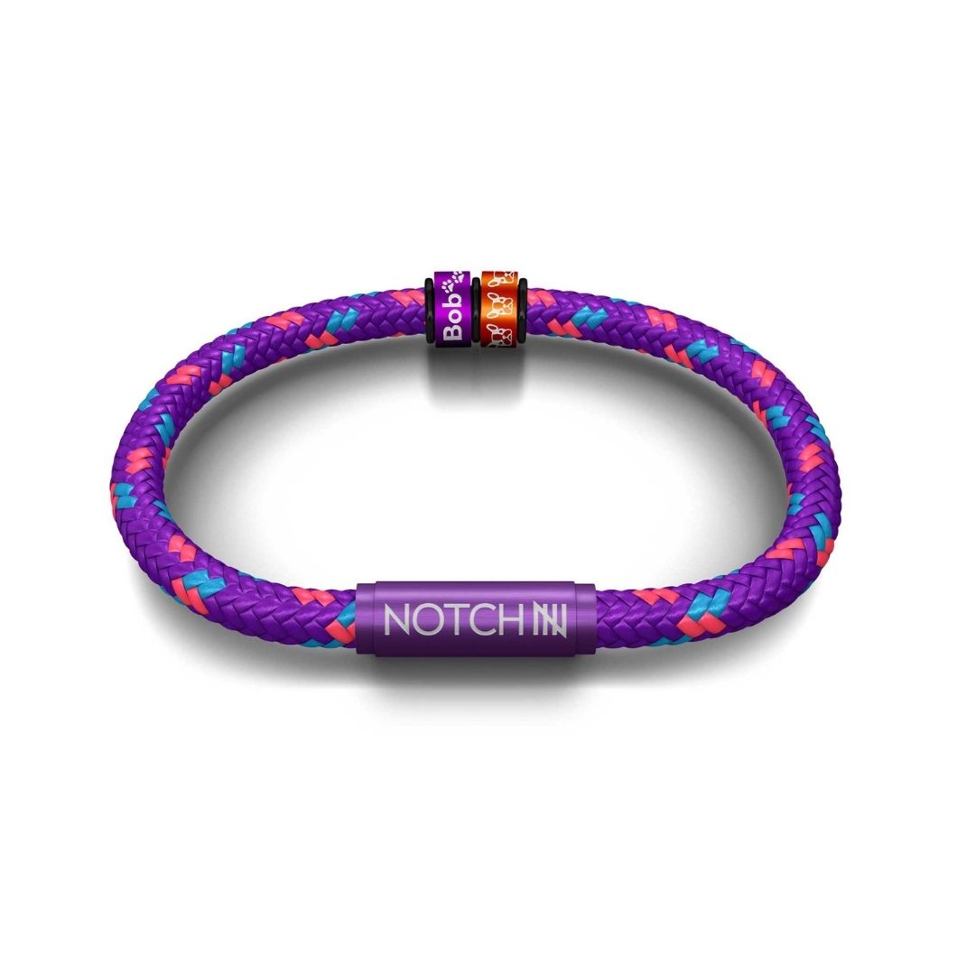DOG BRACELET PLUS TWO NOTCH CHARMS