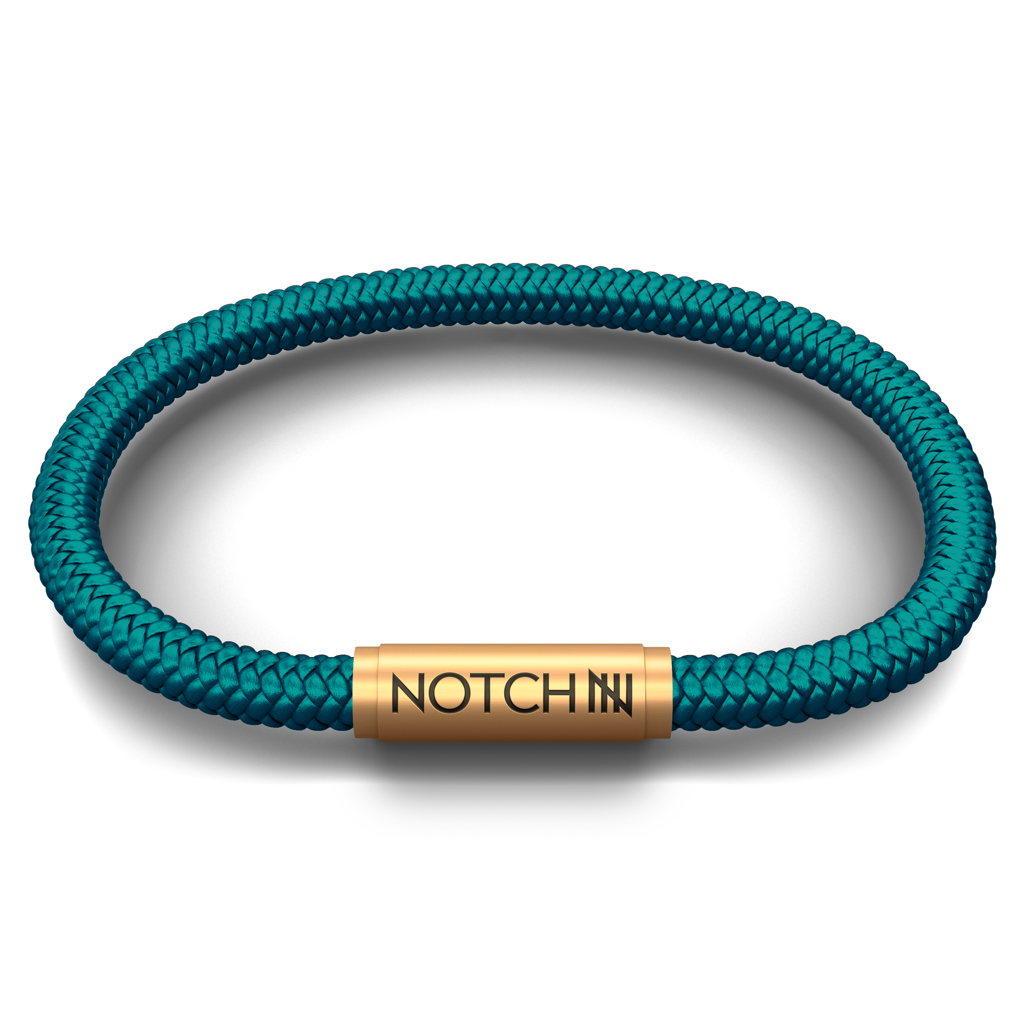 Emerald Blue Cord NOTCH Bracelet