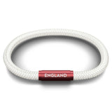 England Women's White Football NOTCH Bracelet