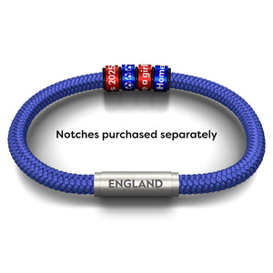 England Women's Blue Football NOTCH Bracelet