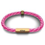 FESTIVAL BRACELET WITH FREE ARTISTE NOTCH CHARM (Candy Floss with Brass Clasp)