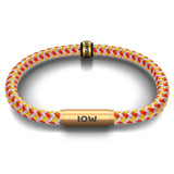 FESTIVAL BRACELET WITH FREE ARTISTE NOTCH CHARM (Peach Melba with Brass Clasp)