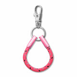 Flamingo Pink Cord NOTCH Loop with pink aluminium ends