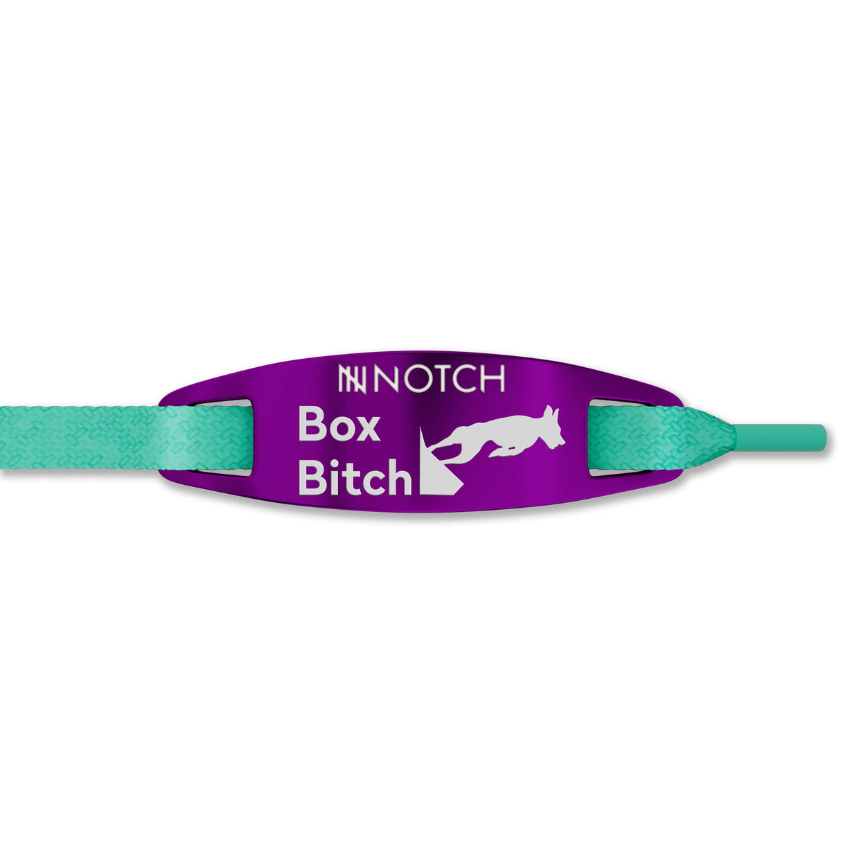 Box Bitch Flyball NOTCH Lace Tag