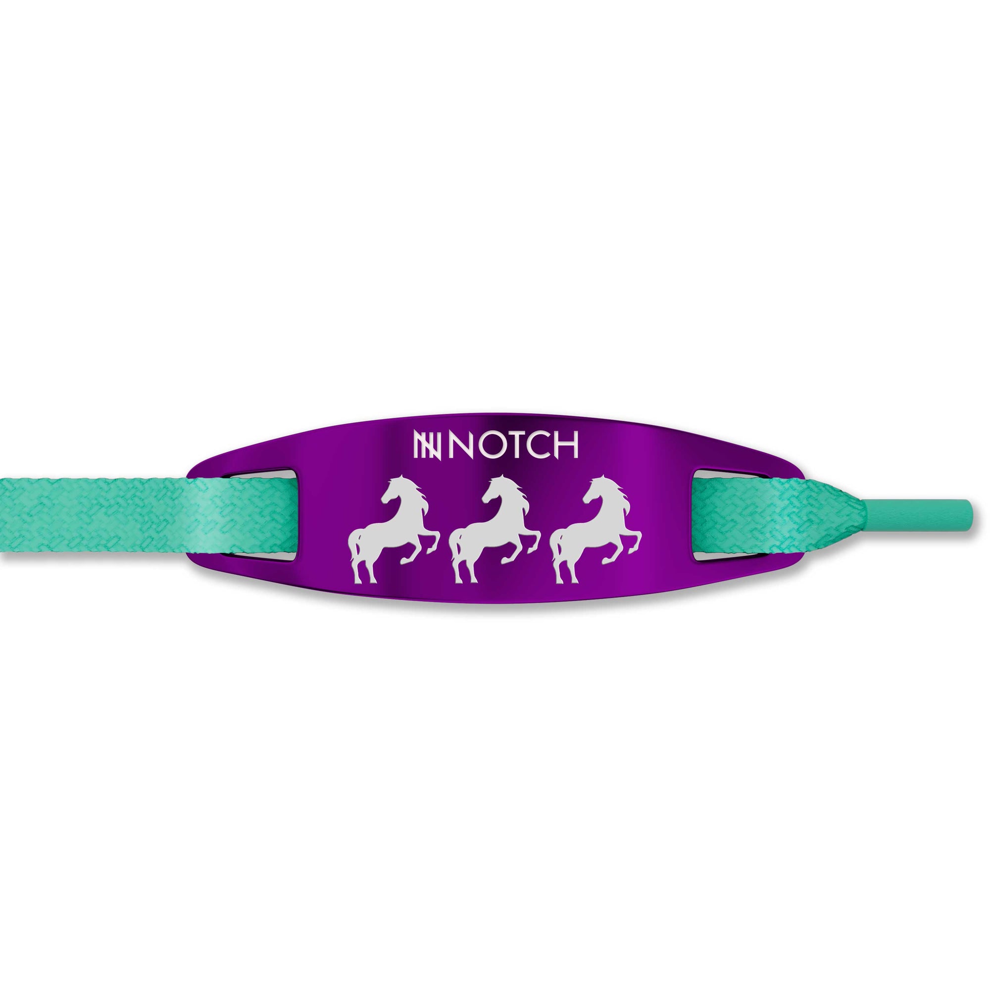 Dancing Horses NOTCH Lace Tag
