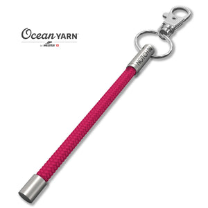 Sustainable OceanYarn NOTCH Tale - Hot Pink with stainless steel ends