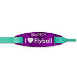 I (heart) Flyball NOTCH Lace Tag
