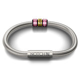 Infinity Signature Bracelet With Stainless Steel Clasp