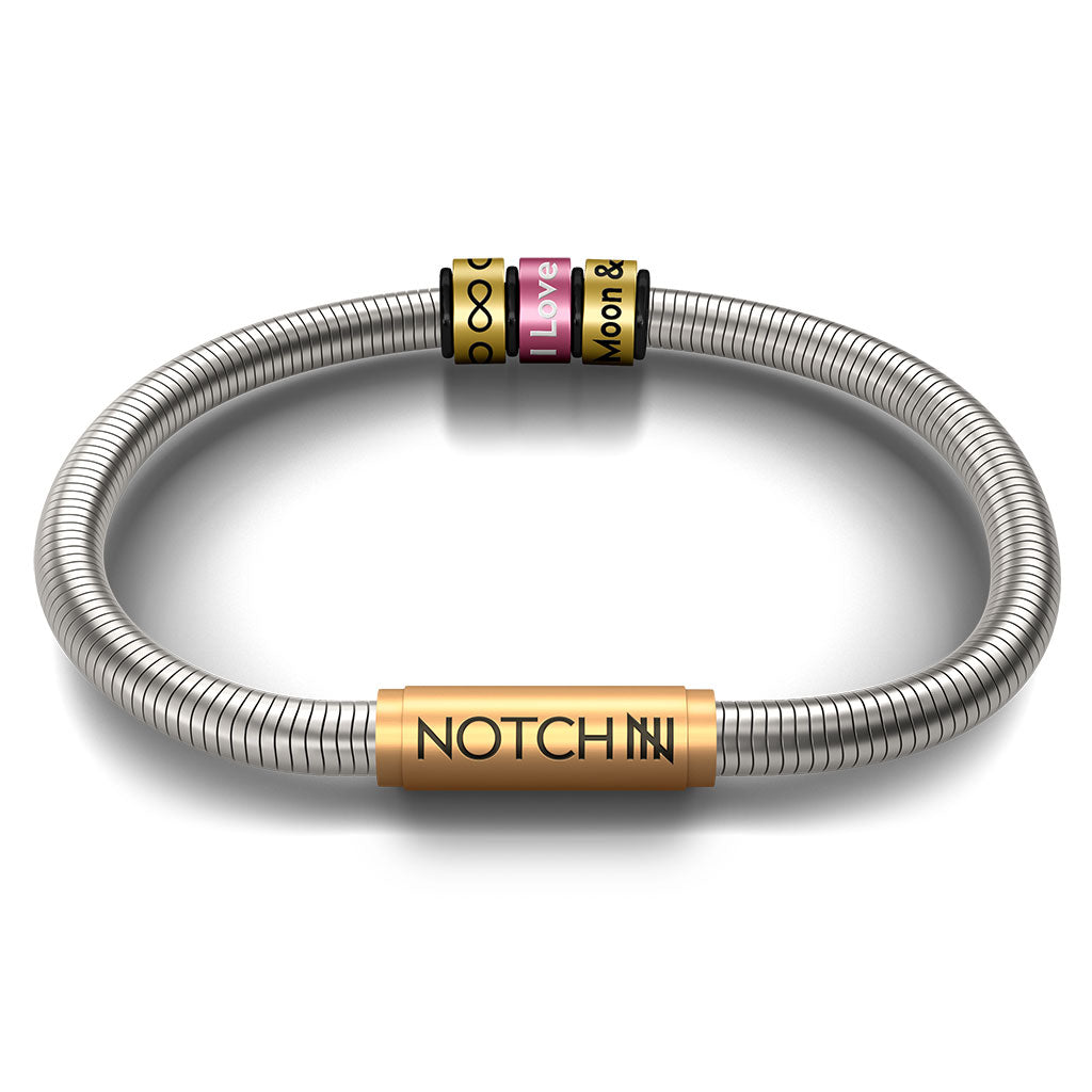 Infinity Signature Bracelet with Brass Clasp