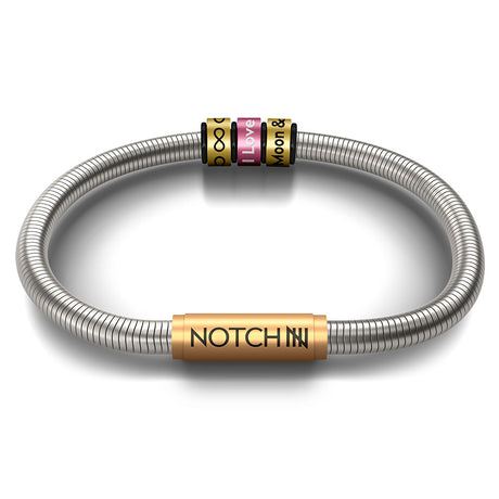 Infinity Signature Bracelet with Brass Clasp