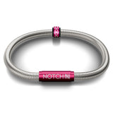 Infinity Signature Bracelet with Hot Pink Clasp