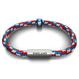 England Women's Football Notch & Red White & Blue England Bracelet