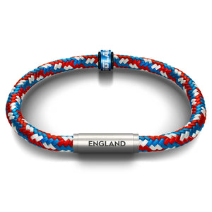 England Women's Football Notch & Red White & Blue England Bracelet