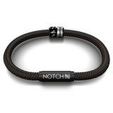 SUSTAINABLE OCEANYARN NOTCH BRACELET PLUS TWO NOTCH CHARMS