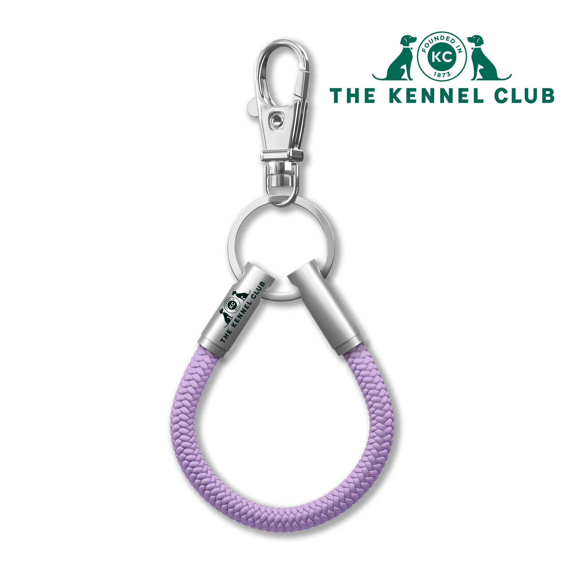 Kennel Club Official Lilac Cord NOTCH Loop with stainless steel ends