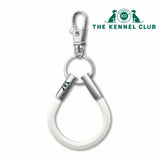 Kennel Club Official White Cord NOTCH Loop with stainless steel ends