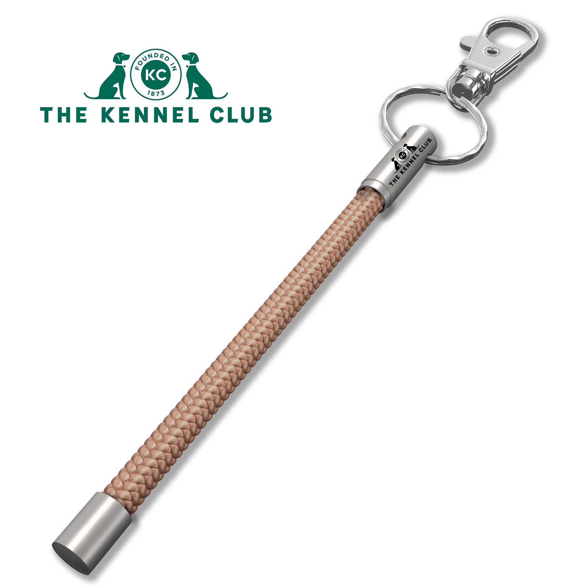 Official Kennel Club Oyster Cord NOTCH Tale with stainless steel ends